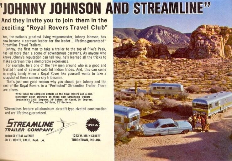 Streamline Trailer Company Vintage Ad 3