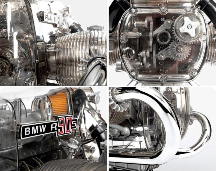 The Franzis BMW R90S Engine Model Kit 7