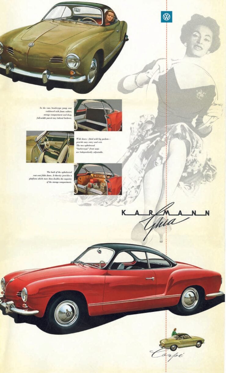 VW Karmann Ghia Vintage Ad
