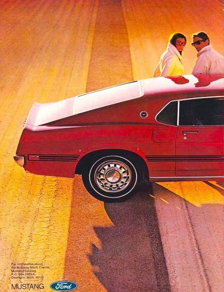 1969 Ford Mustang Mach 1 Vintage Ad 1