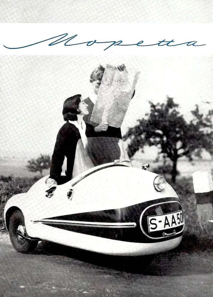 Brütsch Mopetta Microcar Vintage Ad