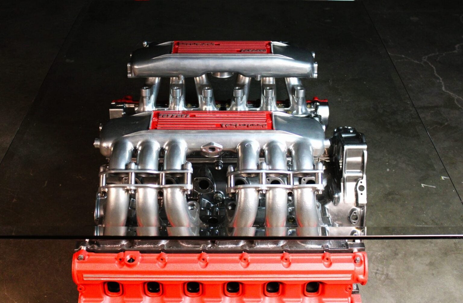 A Ferrari Testarossa Engine Coffee Table (With A Cracked Crankcase)