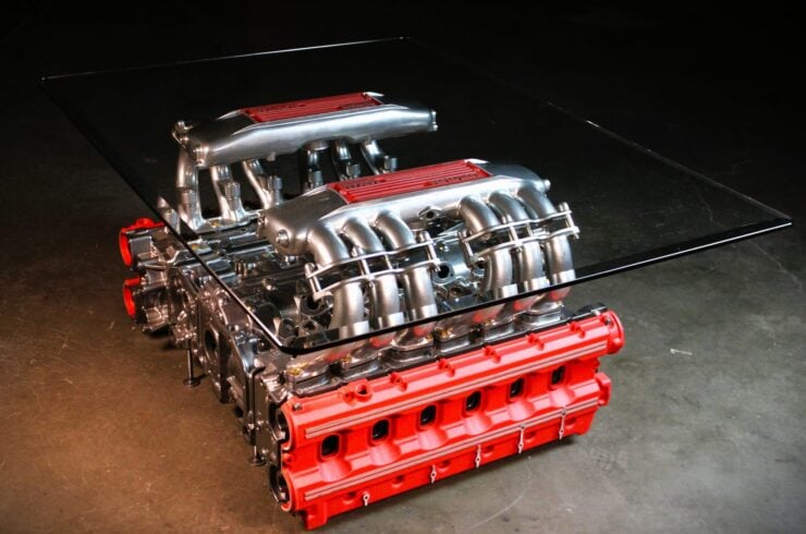 Ferrari Testarossa Engine Coffee Table 9