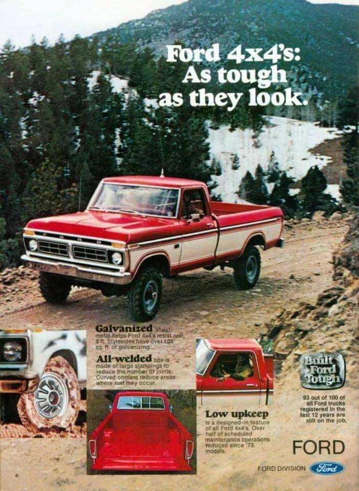 Ford F-250 Highboy Vintage Ad 1