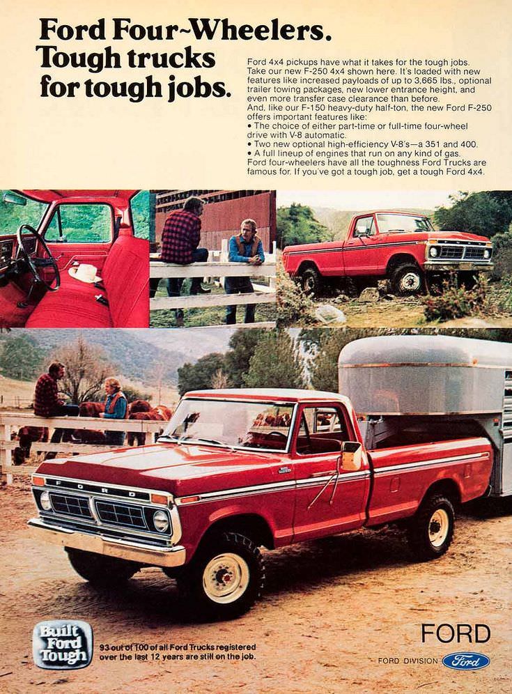 Ford F-250 Highboy Vintage Ad