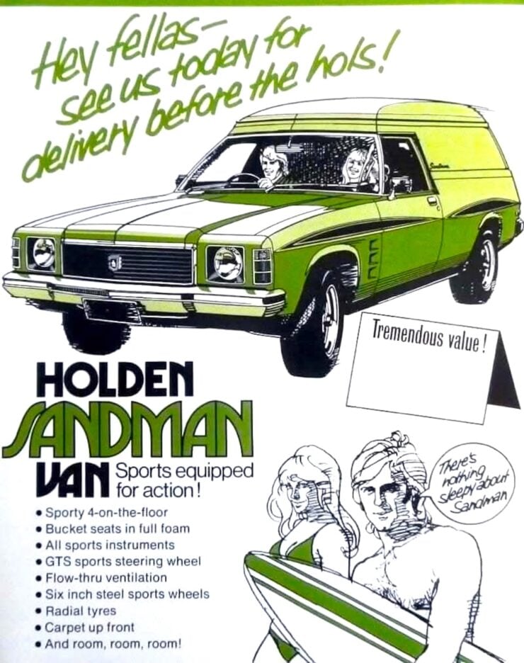 Holden Sandman Panelvan Vintage Ad 2