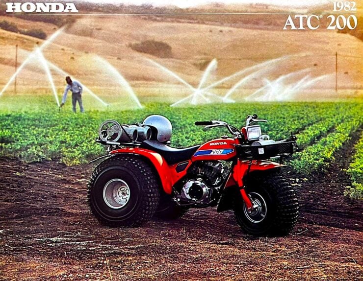 Honda ATC 250ES Big Red Vintage Ad 2