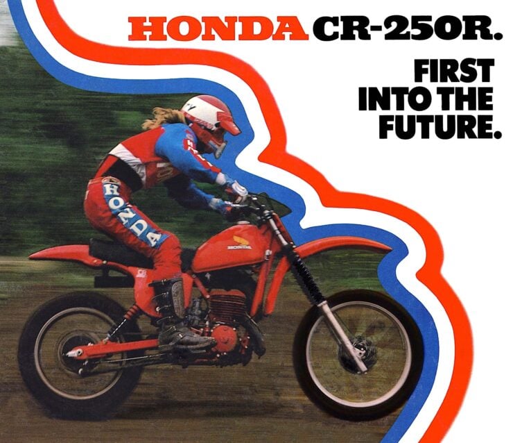 Honda CR250R Vintage Ad