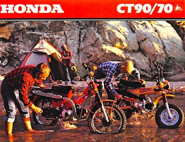 Honda CT70 Motorcycle Vintage Ad 1