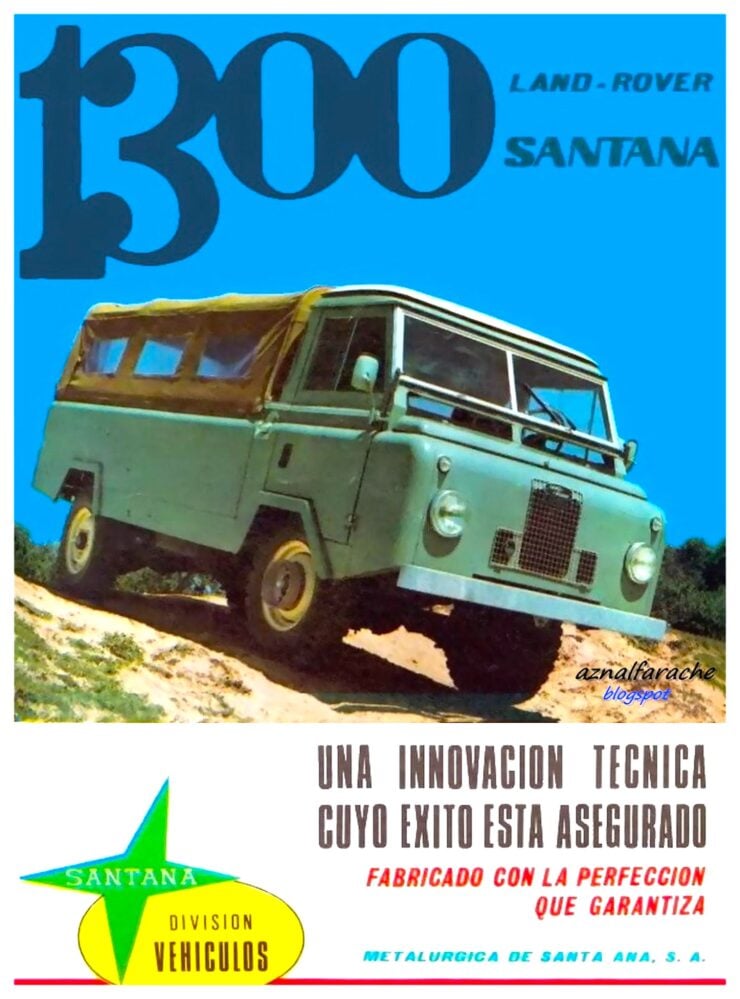 Land Rover Santana 1300 Forward Control Vintage Ad