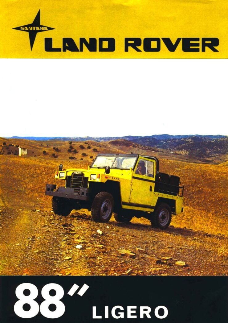 Land Rover Santana Vintage Ad