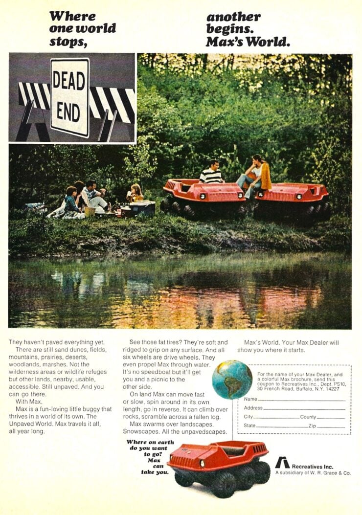 MAX 6x6 ATV Vintage Ad 2