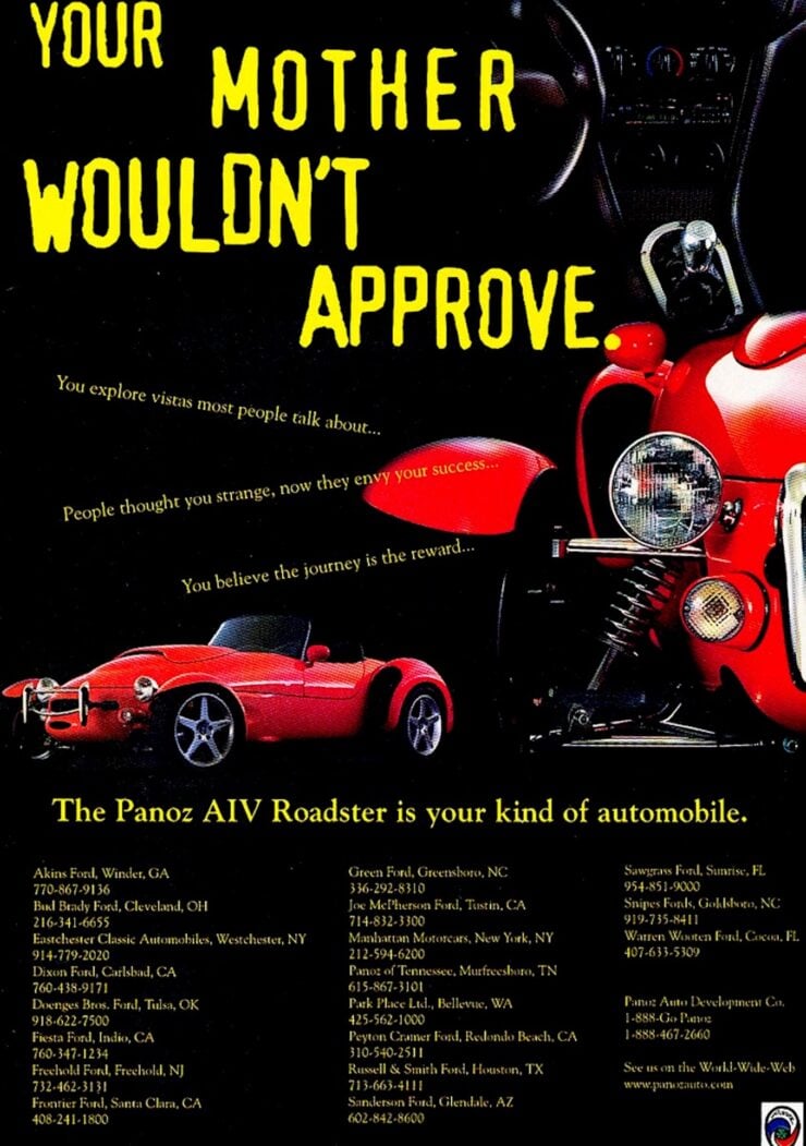Panoz Roadster Vintage Ad