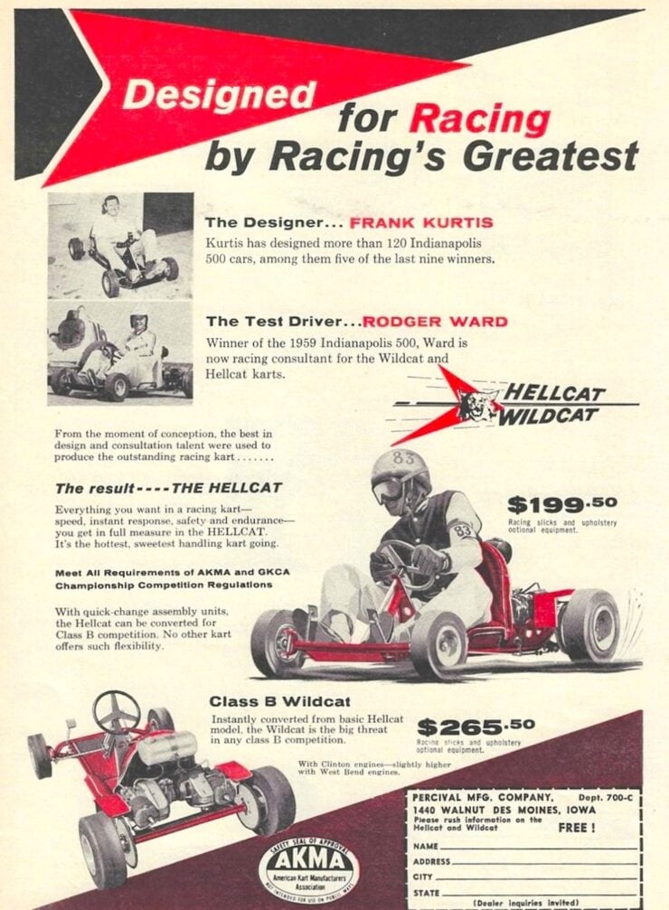 Percival Go-Kart Vintage Ad