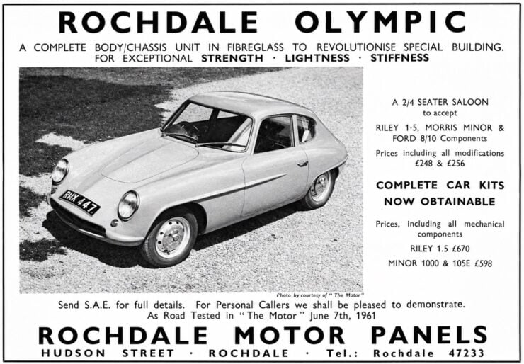 Rochdale GT Classic Car Vintage Ad 1