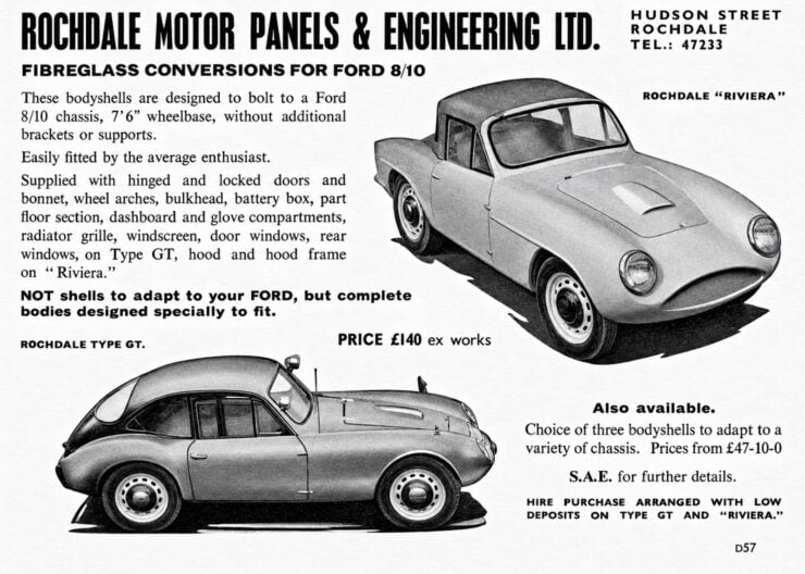 Rochdale GT Classic Car Vintage Ad