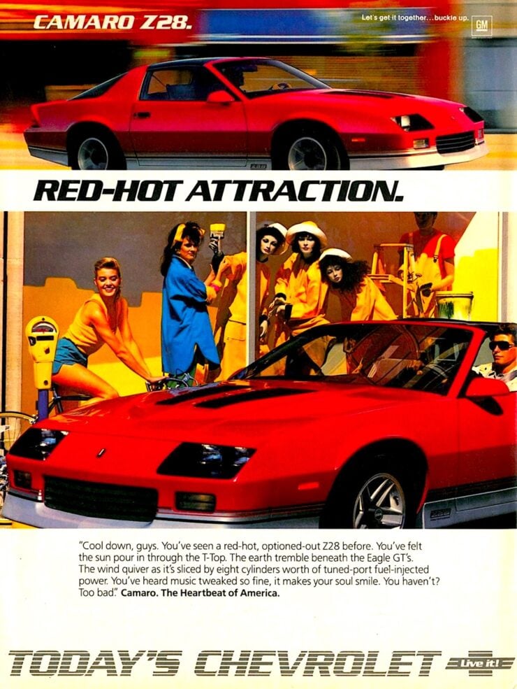 Vintage 1980s Chevrolet Camaro Ad 1