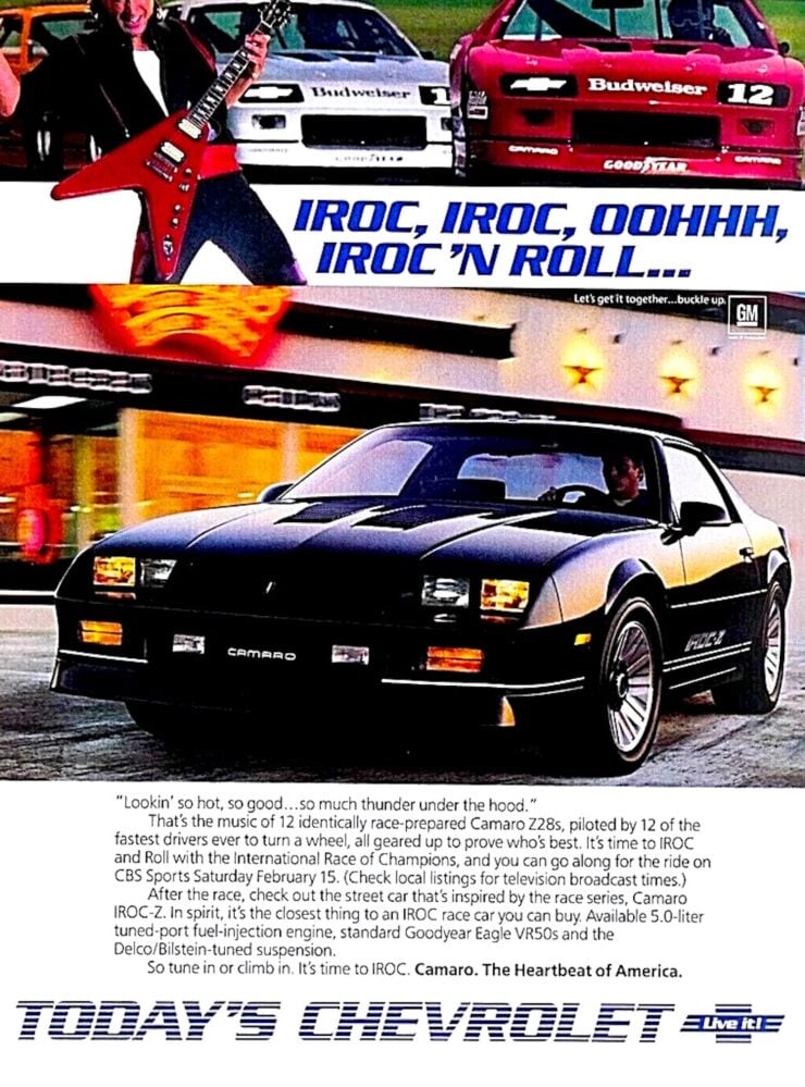 Vintage 1980s Chevrolet Camaro Ad