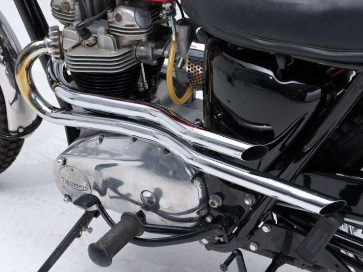 Vintage Triumph TR6 Trophy Motorcycle Desert Sled 4