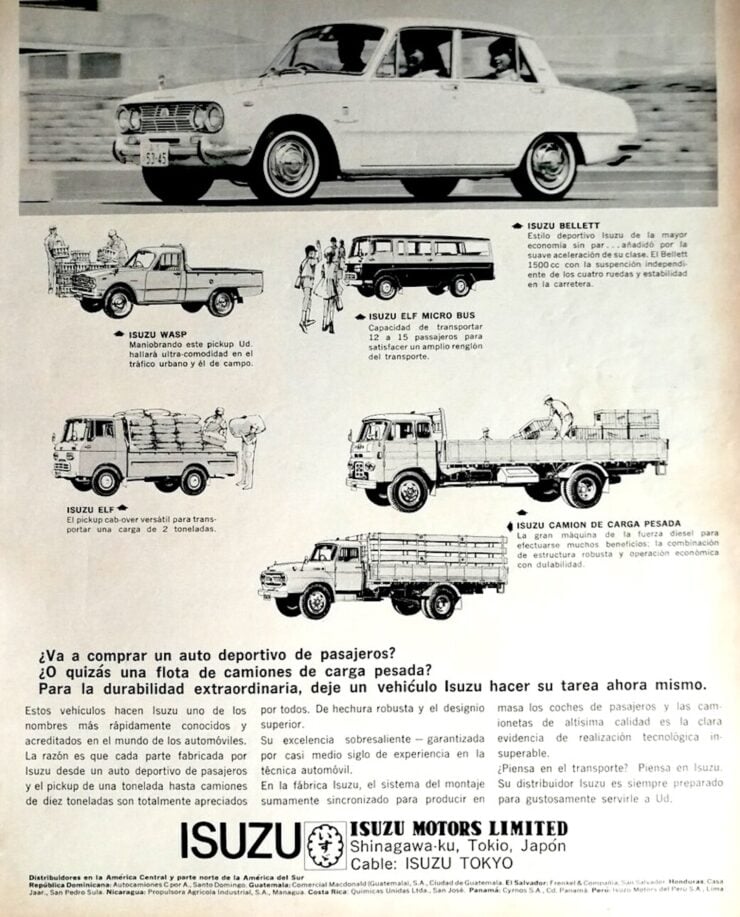 Isuzu Bellett Vintage Ad 1