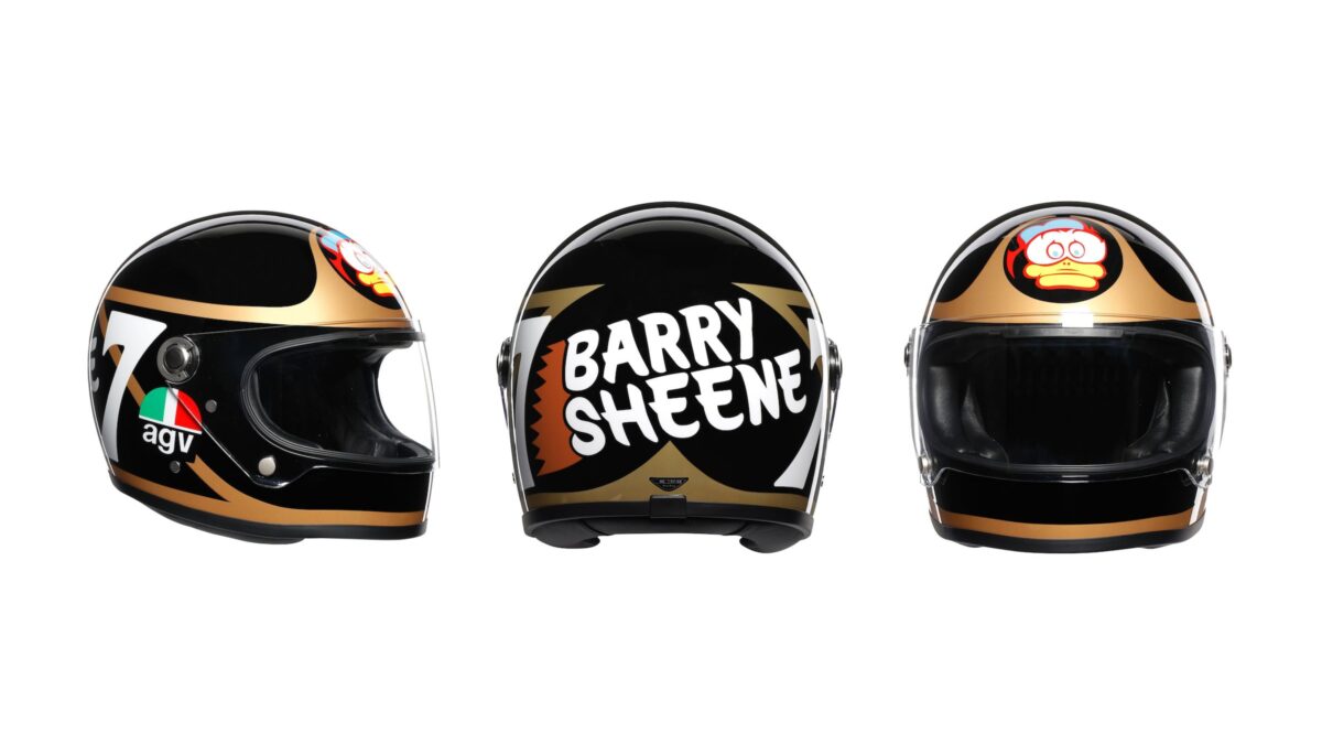 AGV BARRY SHEENE フルフェイス ヘルメット AGV-X3000-Barry-Sheene-Helmets