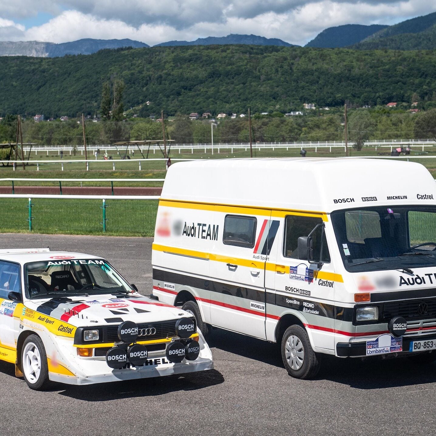 Package Deal: A 600 BHP 1986 Audi Quattro Sport S1-E2 + 1988 VW Van