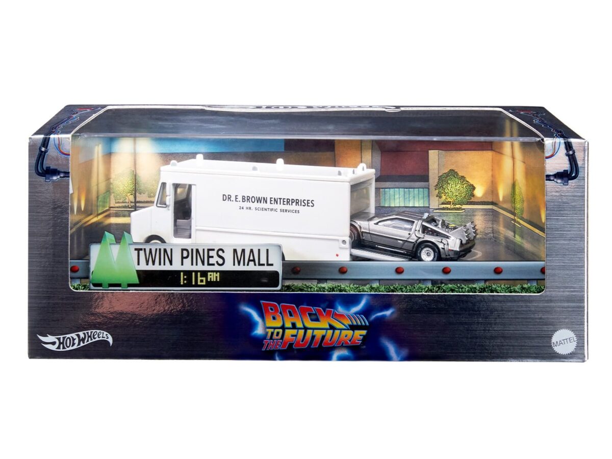 The Back to the Future Hot Wheels 40th Anniversary Set: $32 USD