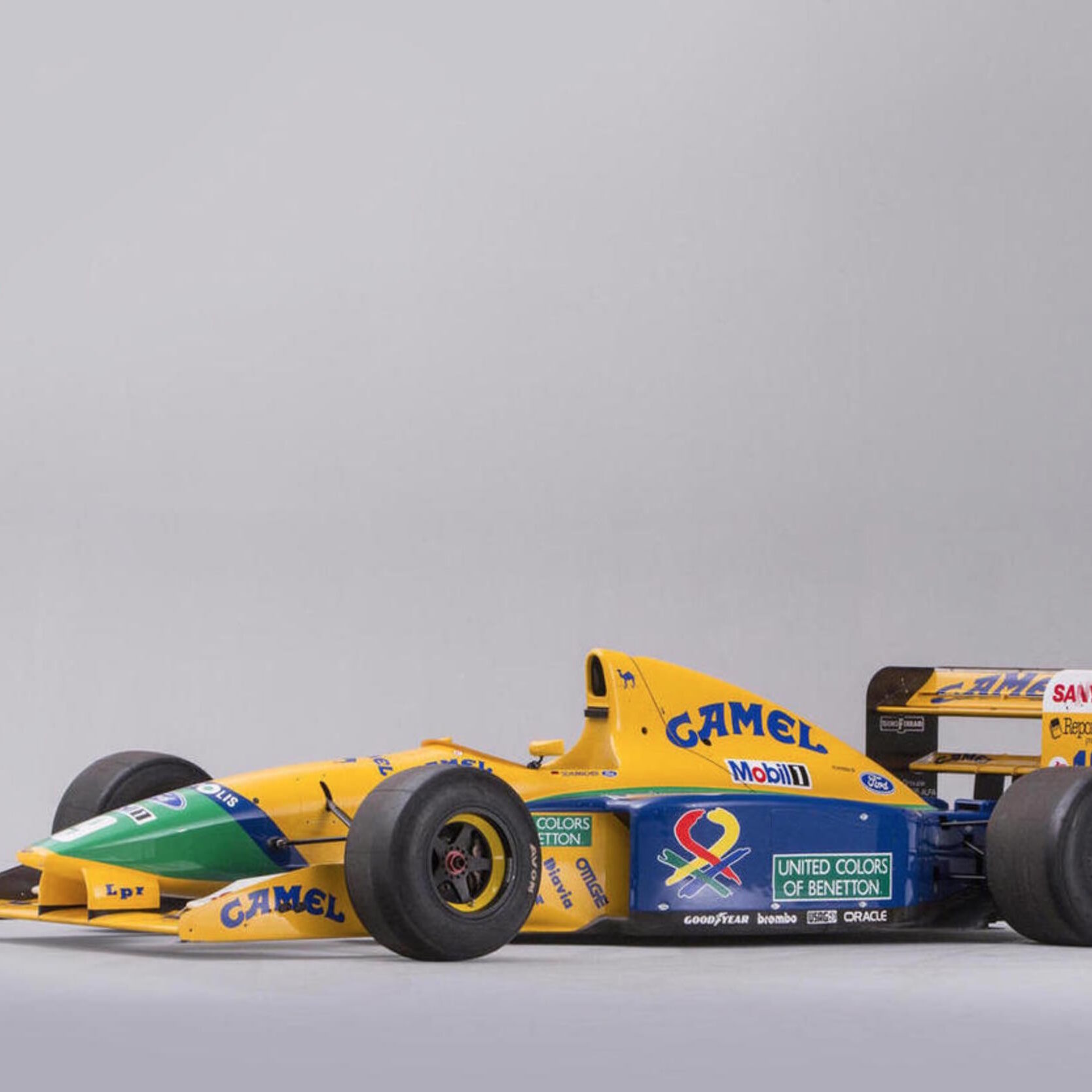 Benetton Formula 1 ステアリング Benetton-Ford-Formula-1-Car-