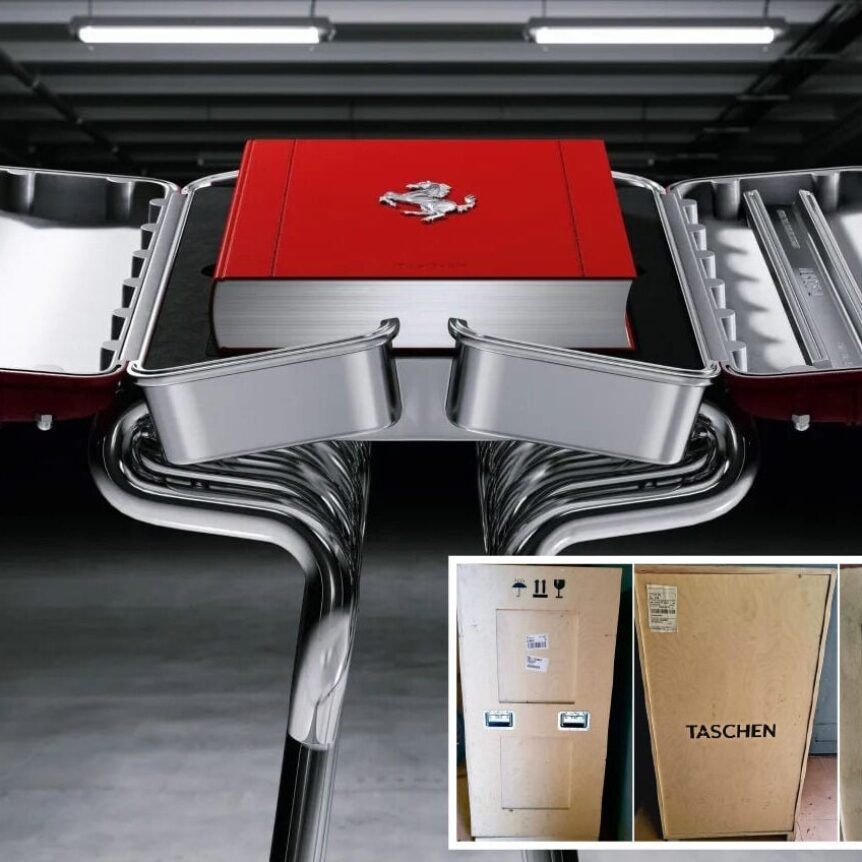 A $60,000 USD Ferrari Book By Taschen (Still In The Factory Crate)