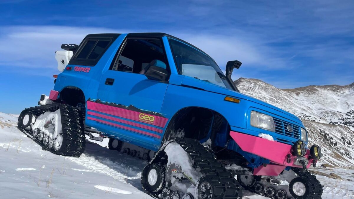 For Sale: A Retro 1993 Geo Tracker With A Camso Track System
