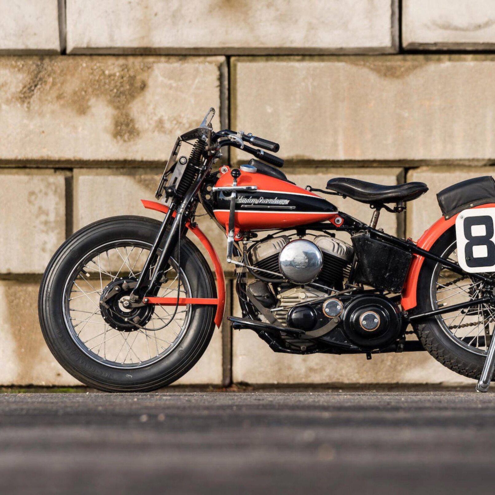 A Rare, Original 1951 Harley-Davidson WRTT Factory Road Racing