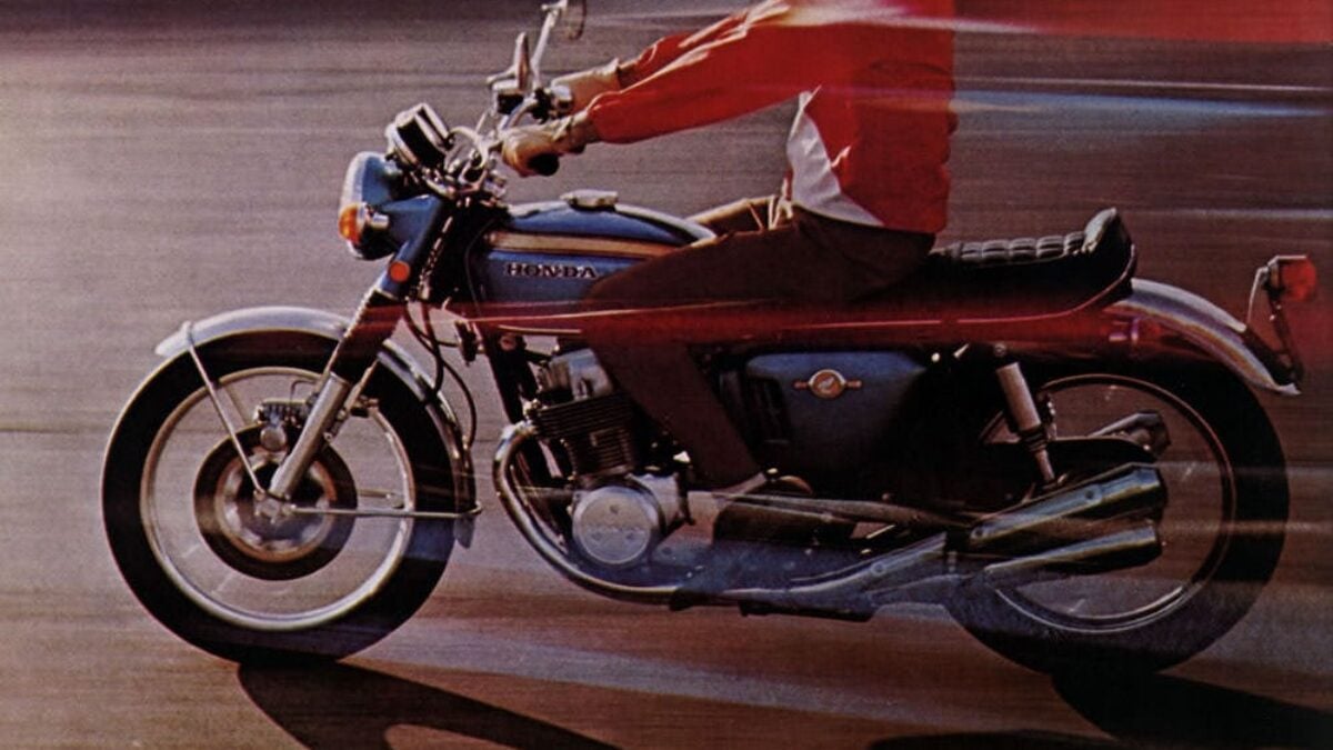 Original Honda CB750 Press Bike