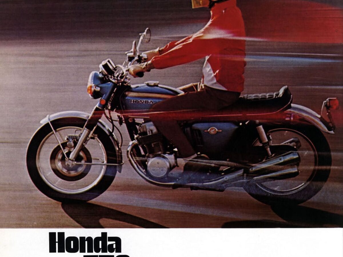 Original Honda CB750 Press Bike