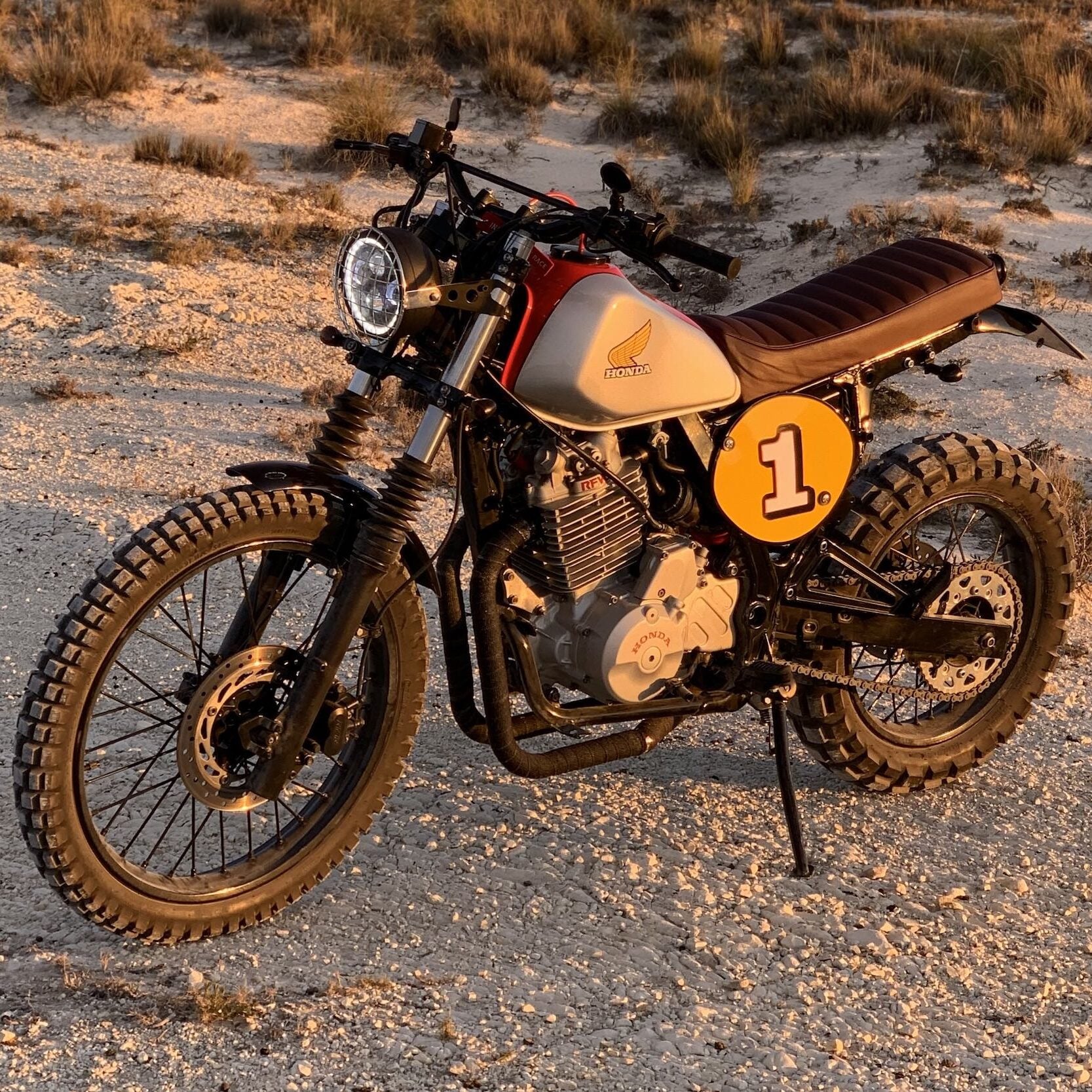 The Perfect Retro Dual Sport? A Honda Dominator NX650 Custom by