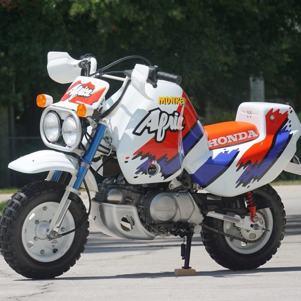 1992年　OKI HONDA レプリカツナギ Honda-Z50J-Monkey-Baja-Africa-
