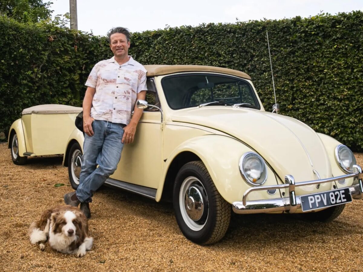 For Sale: Jamie Oliver's VW Beetle (With A Bespoke Ice Cream Trailer)