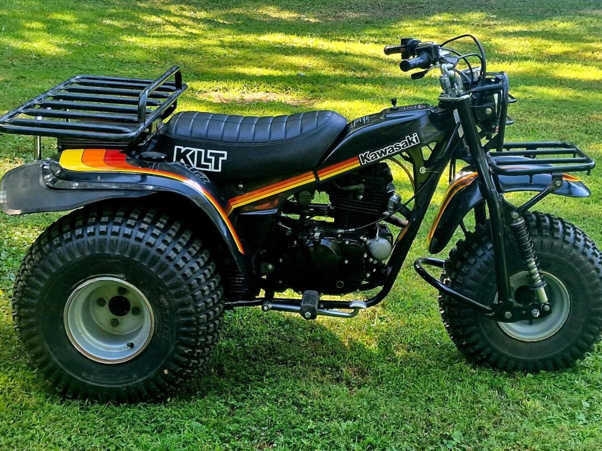 A Rare Retro Workhorse: The Kawasaki KLT250 Prairie