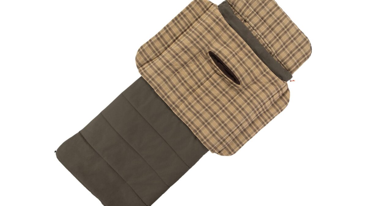 The Kodiak Canvas Z Top™ - A Traditional Canvas + Flannel Sleeping Bag