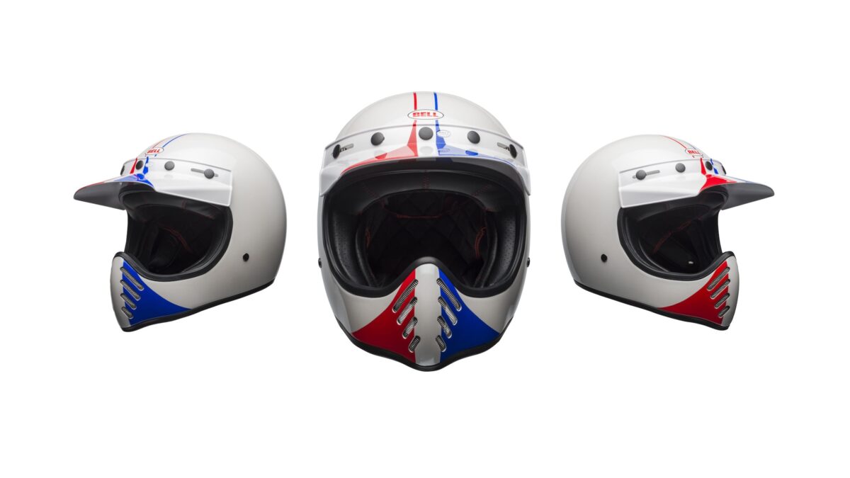 Bell Moto-3 Ace Cafe GP 66 Helmet - Modern Safety In A Retro Helmet