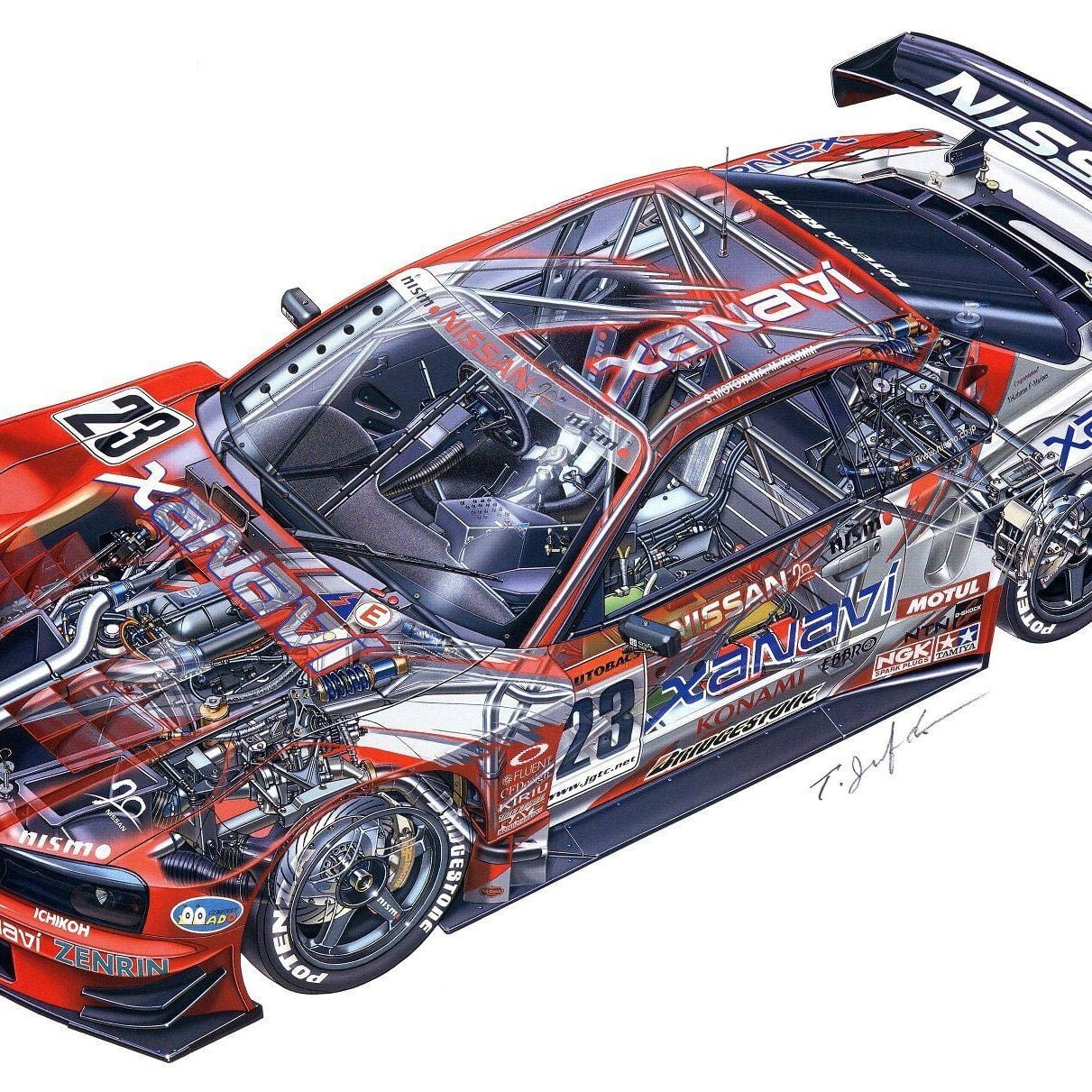 Nissan-Skyline-GT-R-Cutaway-
