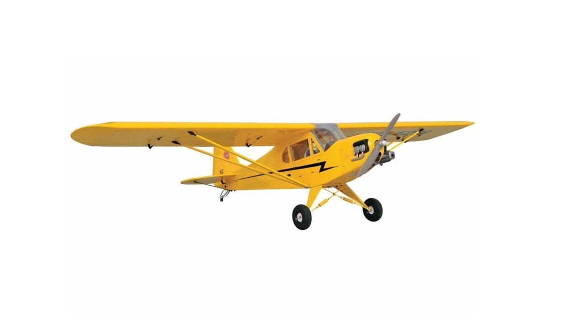 An R/C 1:4 Scale Piper J-3 Cub With A 7.5 Foot Wingspan