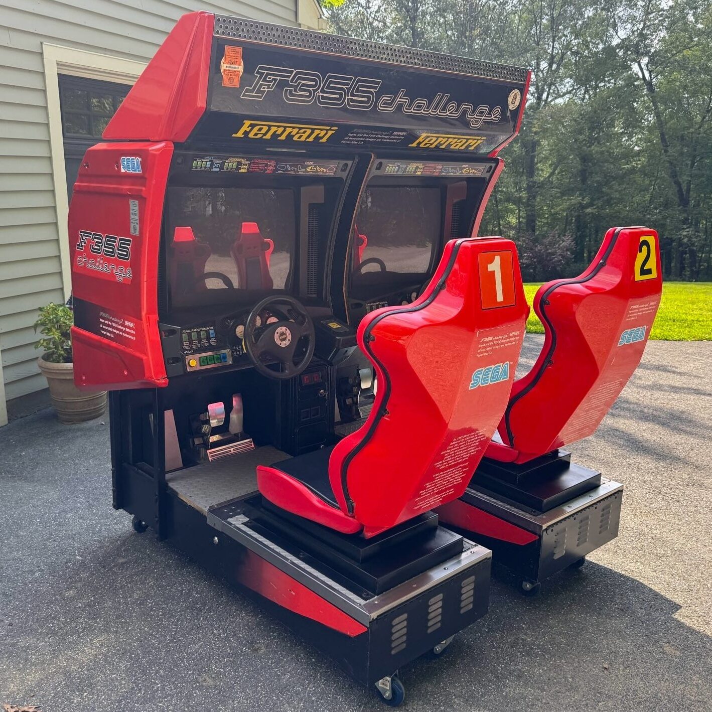 Two Player: An Original Sega Ferrari F355 Challenge Arcade Game