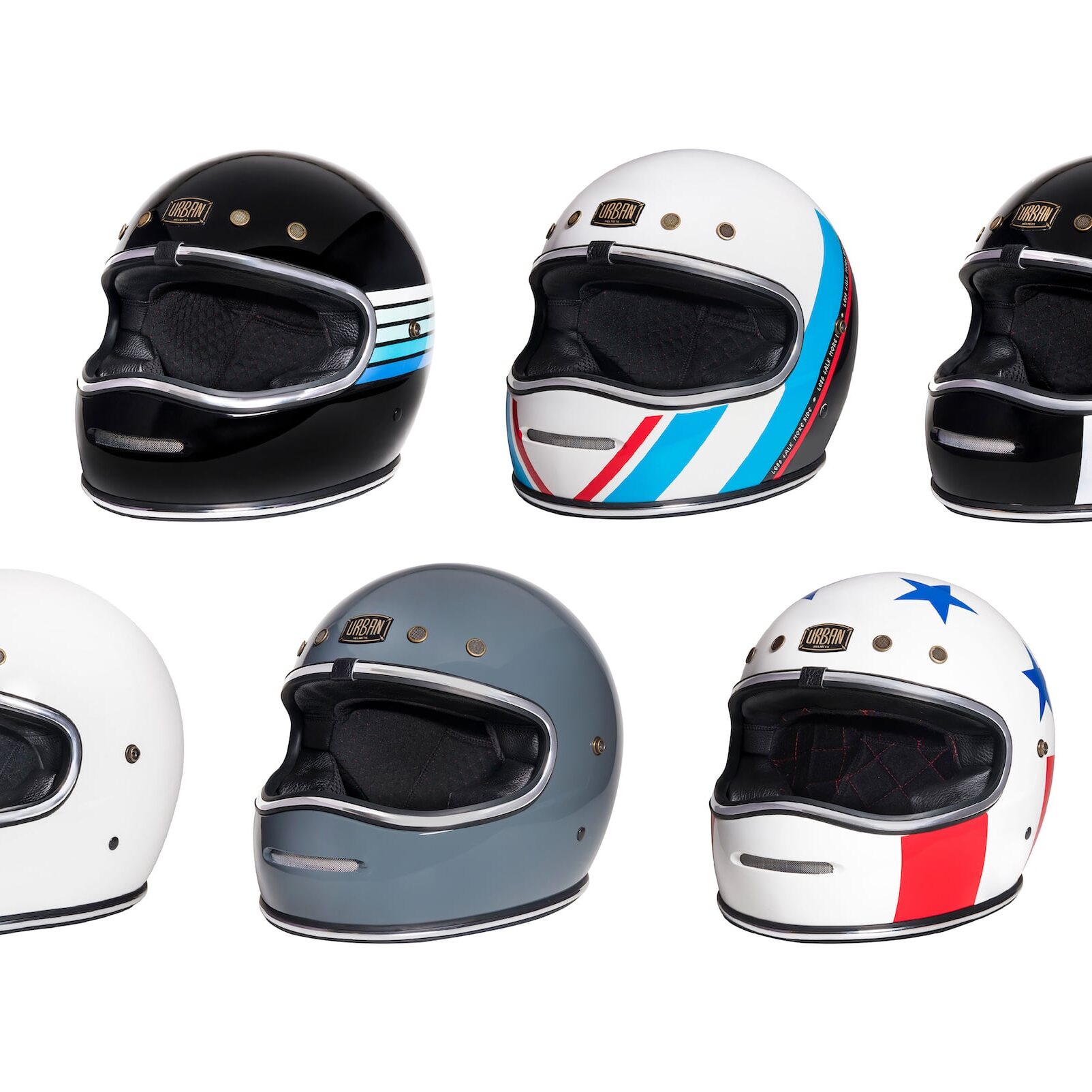 Urban Helmets BigBore S Blackout Ｌ サイズ Urban-BigBore-Retro-Full-Face-