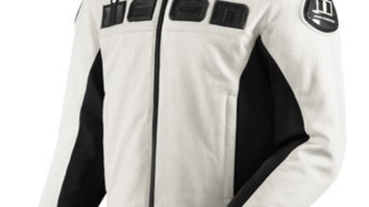 Accelerant Perforated Jacket by Icon Motosports
